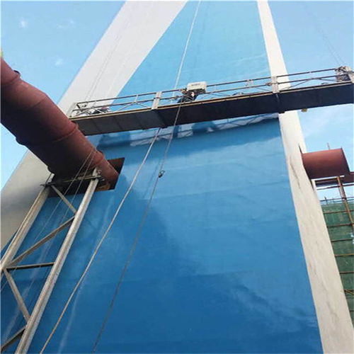 匠心筑高臺，畫筆繪長空——宏順建設混凝土煙囪外壁手工繪畫與腳手架施工紀實